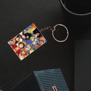 One Piece  Team With Luffy Anime Printed Keychain (Pack of 4) KC-120