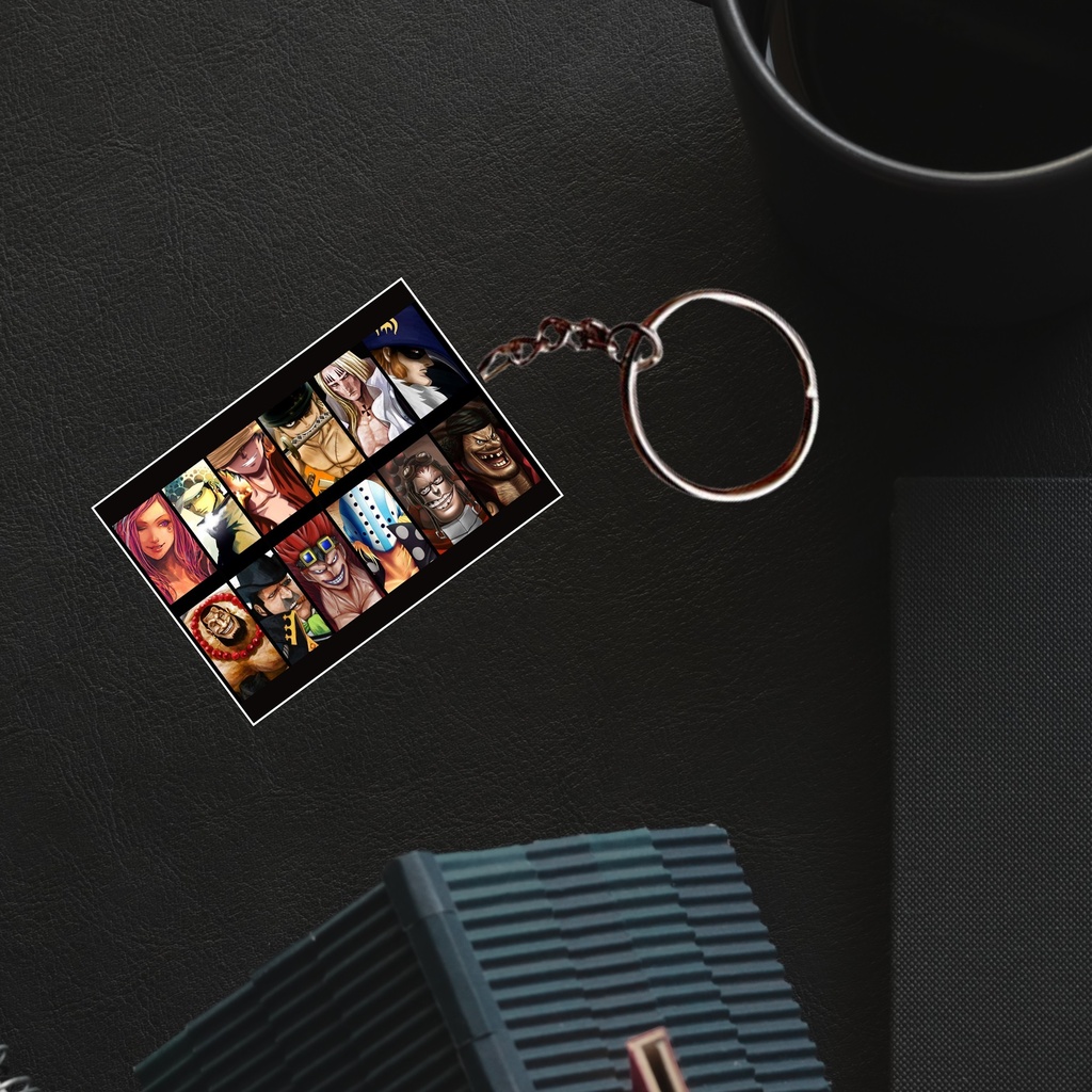 One Piece  Anime Printed Keychain (Pack of 4) KC-121