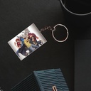 One Piece  Zoro & Luffy Anime Printed Keychain (Pack of 4) KC-122
