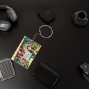One Piece  Luffy & Team Printed Keychain (Pack of 4) KC-126