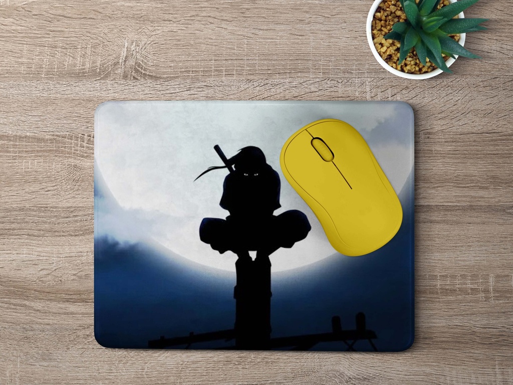 Itachi Uchiha On A Pillar Printed Mouse Pad (MP-027)