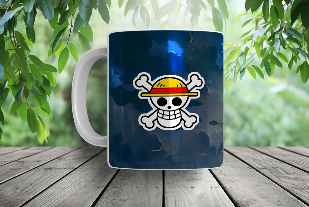 One Piece Boat Printed Coffee Mug 340Ml (MG-054) 