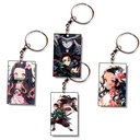 Nezuka, Muzan & Tanjiro Printed Keychain (Pack of 4) KC-014