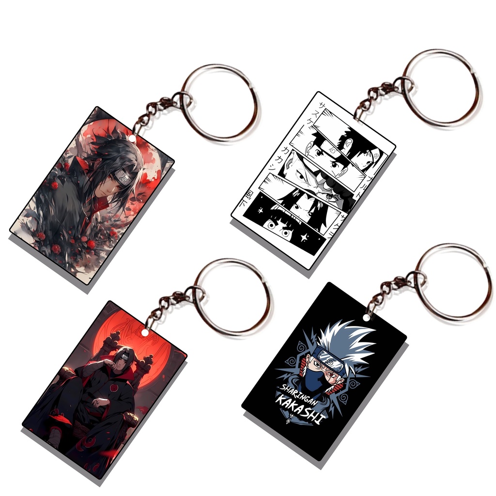 Uchiha Kakashi Printed Keychain (Pack of 4) KC-027