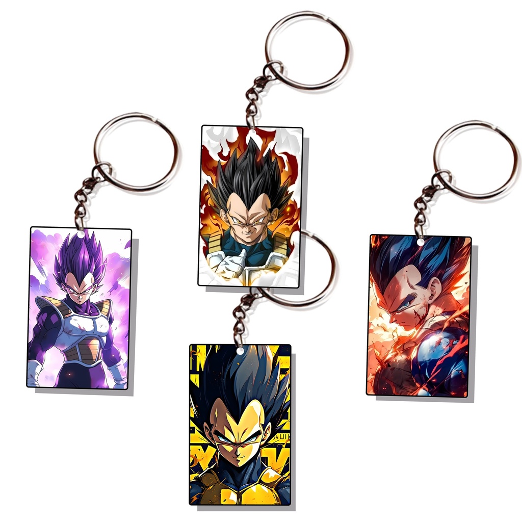 Vegeta Printed Keychain (Pack of 4) KC-029