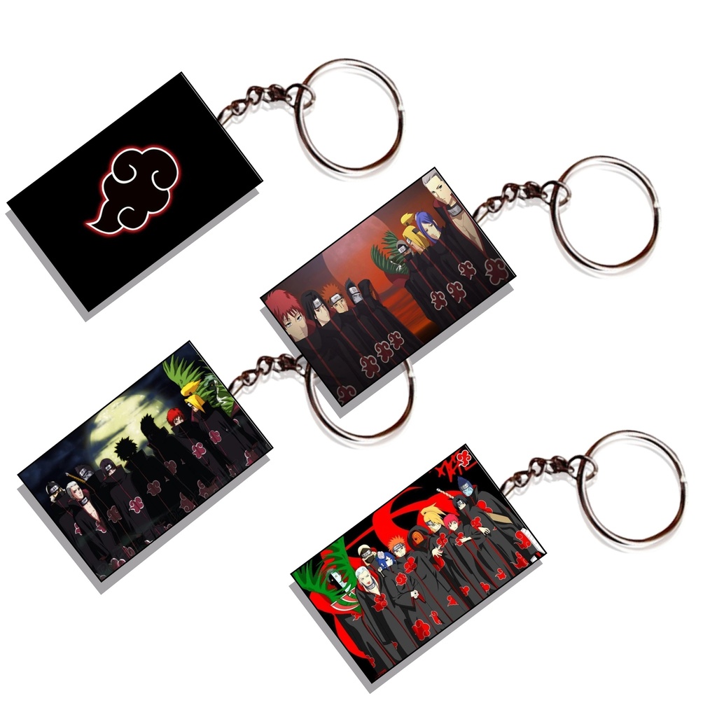 Akatsuki Printed Keychain (Pack of 4) KC-036