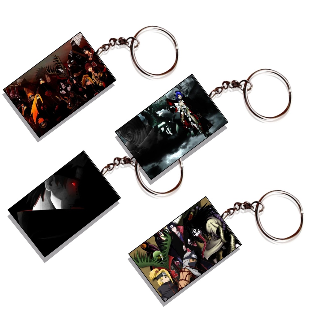 Akatsuki Printed Keychain (Pack of 4) KC-037