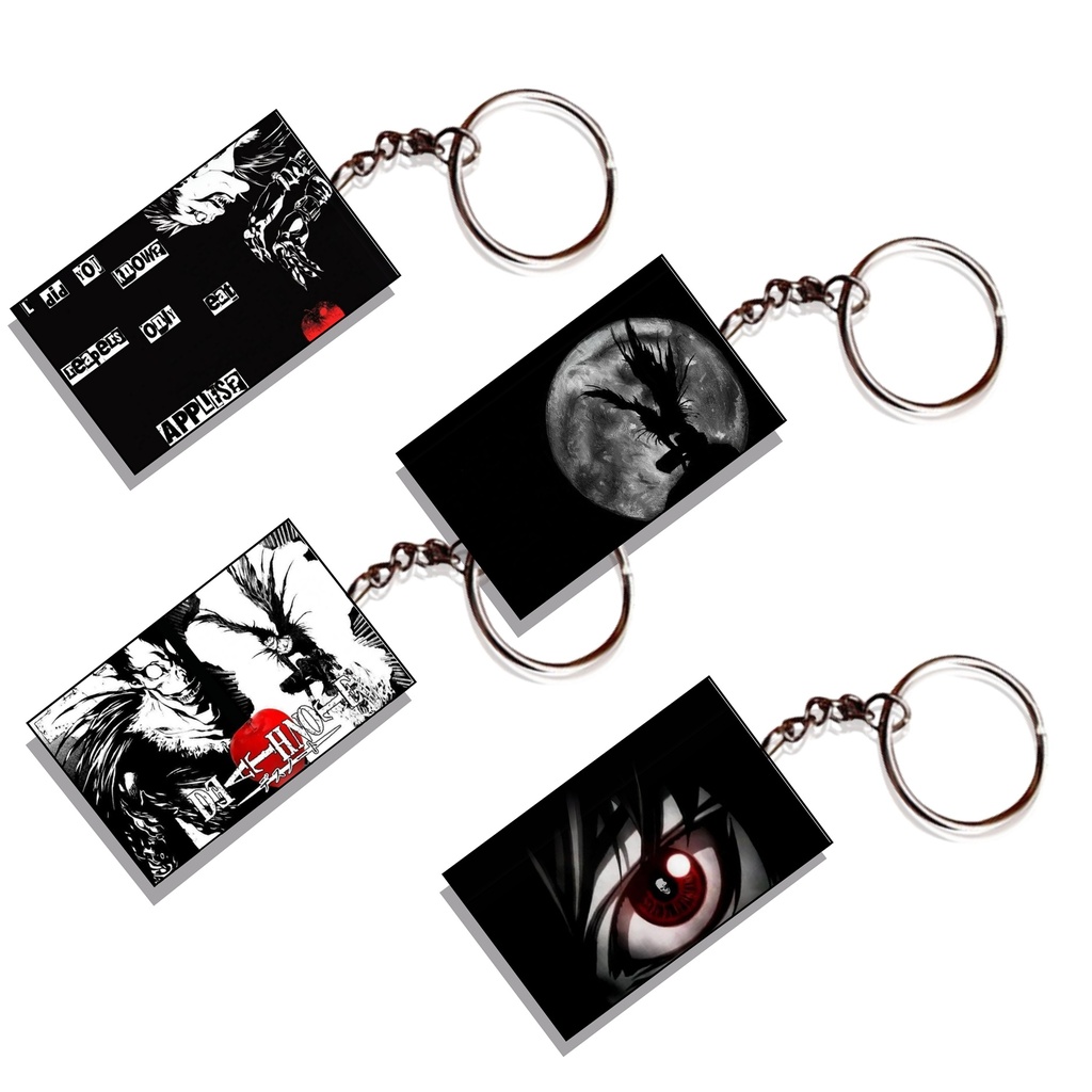 Death Note Printed Keychain (Pack of 4) KC-046