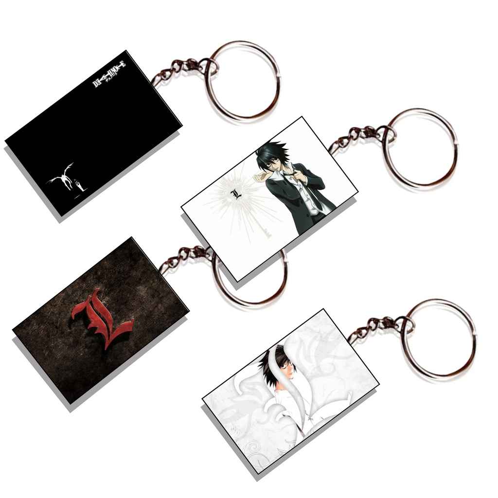Death Note Printed Keychain (Pack of 4) KC-048