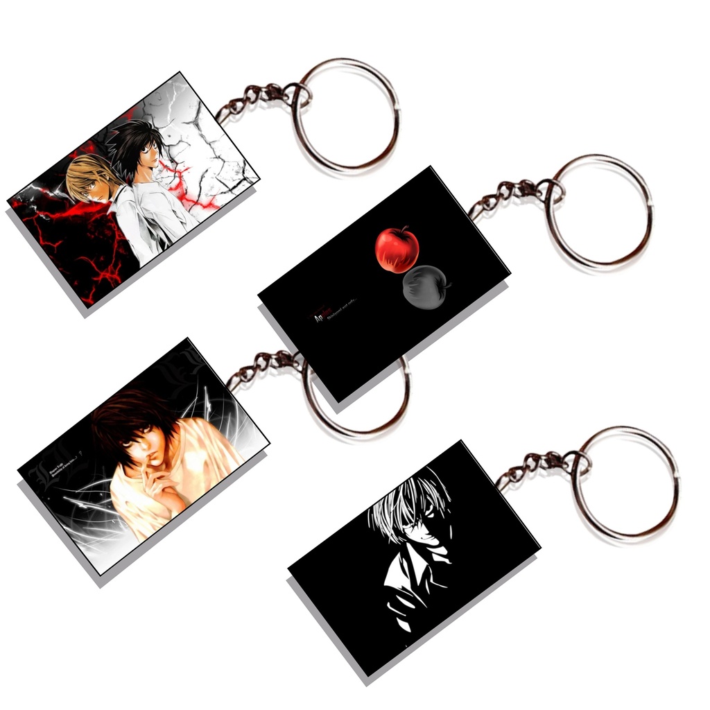 Death Note Printed Keychain (Pack of 4) KC-052