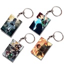 Demon Slayer Tanjiro & Dragon Printed Keychain (Pack of 4) KC-061