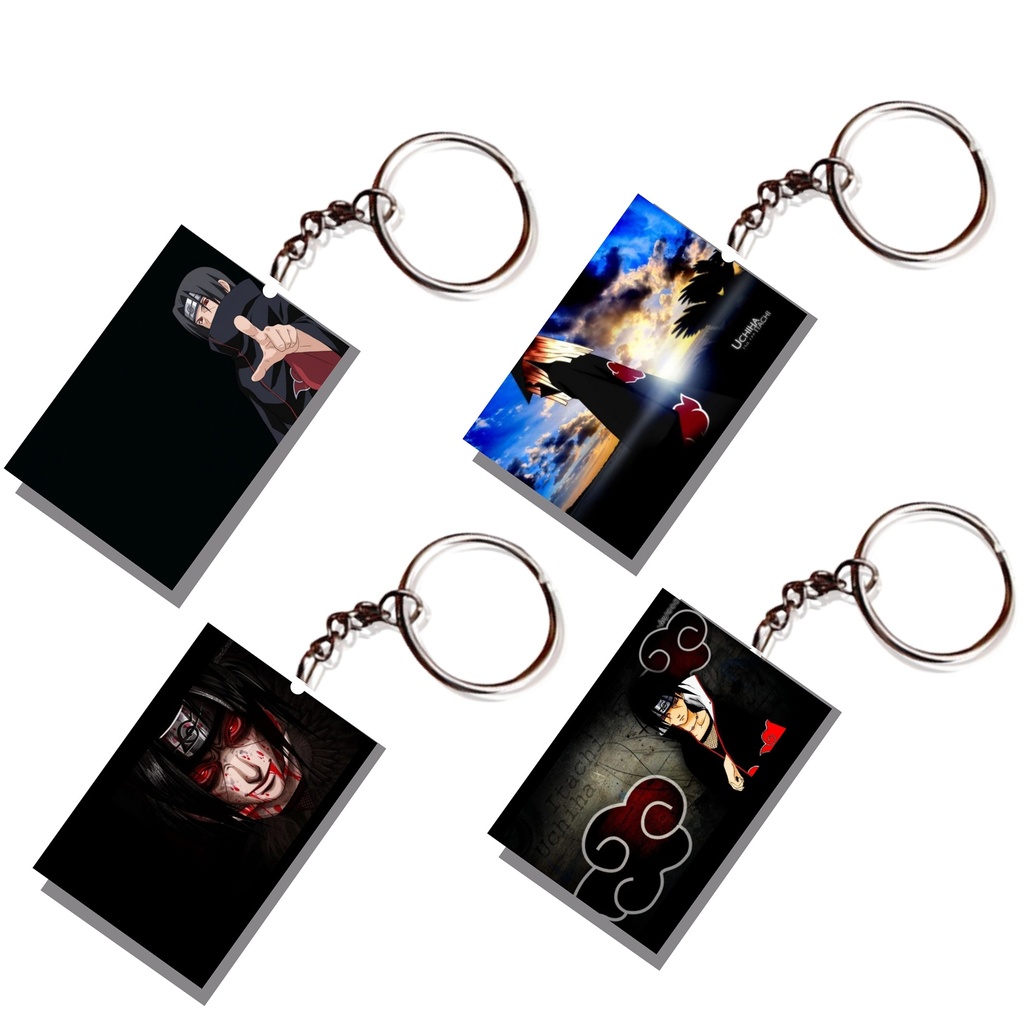 Itachi Uchiha Printed Keychain (Pack of 4) KC-080