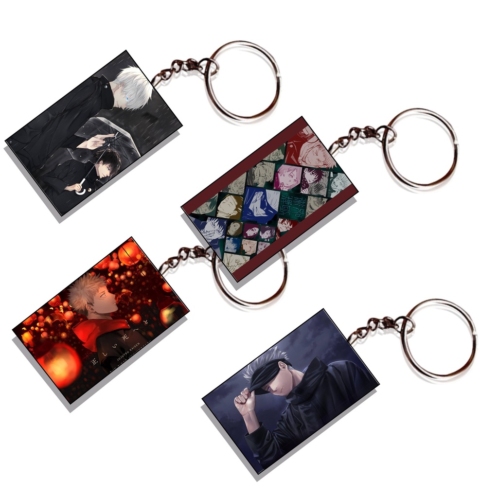 Jujutsu Kaisen Printed Keychain (Pack of 4) KC-085