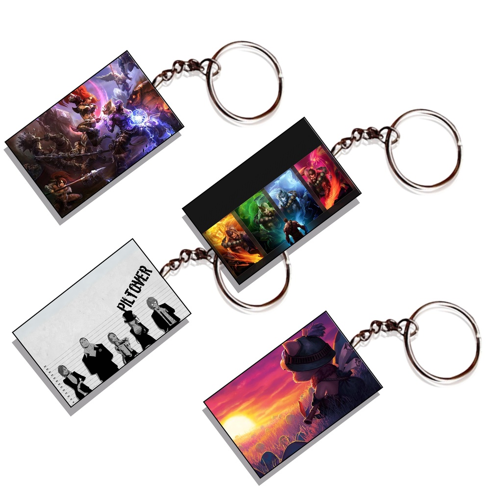 League of legends Printed Keychain (Pack of 4) KC-090