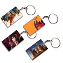 Luffy & Akatsuki Anime Printed Keychain (Pack of 4) KC-108