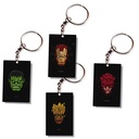 Avengers Printed Keychain (Pack of 4) KC-132