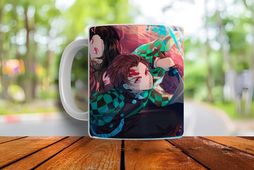 Tanjiro Kamado & Nezuka Printed Coffee Mug 340Ml (MG-015) 