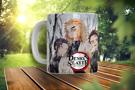 Demon Slayer Team Printed Coffee Mug 340Ml (MG-019) 