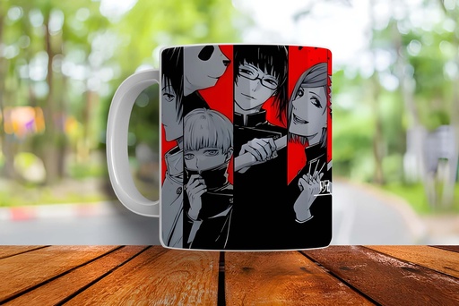 Jujutsu Kaisen Mix Characters Printed Coffee Mug 340Ml (MG-043) 