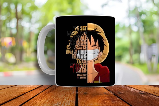One Piece Luffy Printed Coffee Mug 340Ml (MG-044) 