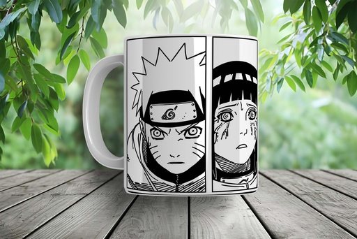 Naruto Hinata Kakashi Printed Coffee Mug 340Ml (MG-048) 