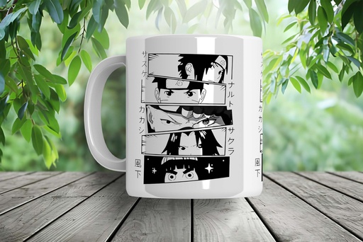 Naruto Collage Printed Coffee Mug 340Ml (MG-049) 
