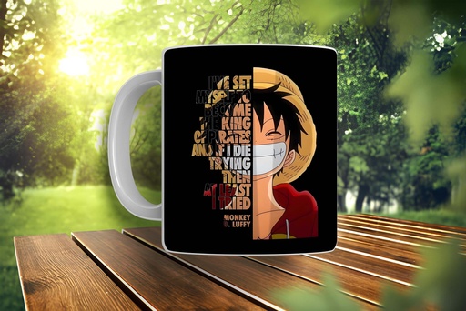 One Piece Monkey Luffy Printed Coffee Mug 340Ml (MG-051) 