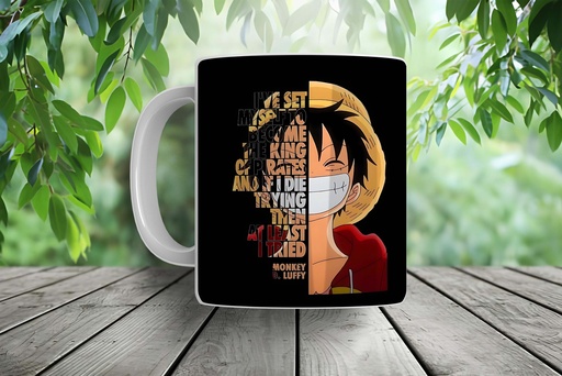 One Piece Luffy Printed Coffee Mug 340Ml (MG-053) 