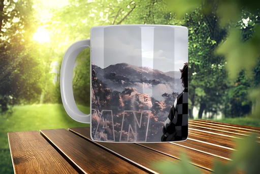 Demon Slayer Tanjiro Kamado Printed Coffee Mug 340Ml (MG-064) 