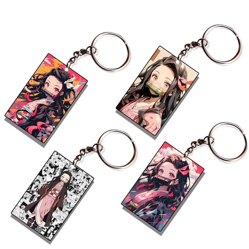 Kamado Nezuka Printed Keychain (Pack of 4) KC-012