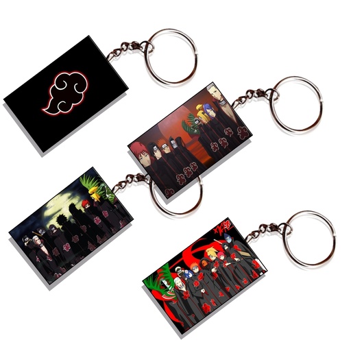 Akatsuki Printed Keychain (Pack of 4) KC-036