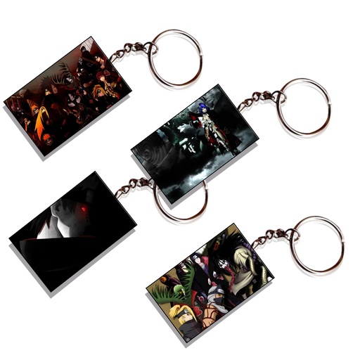 Akatsuki Printed Keychain (Pack of 4) KC-037