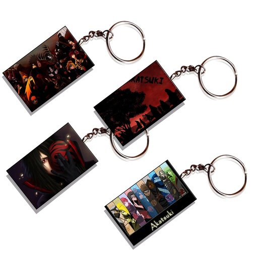 Akatsuki Printed Keychain (Pack of 4) KC-038