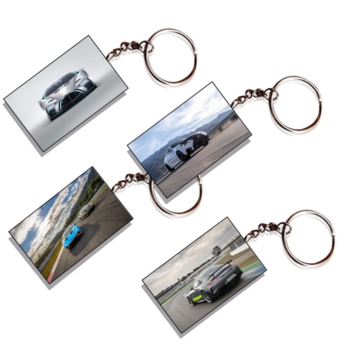 Cars Printed Keychain (Pack of 4) KC-040