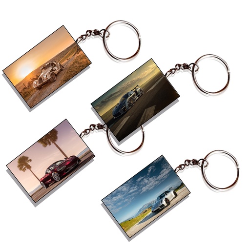 Cars Printed Keychain (Pack of 4) KC-041