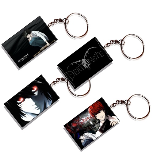 Death Note Printed Keychain (Pack of 4) KC-047