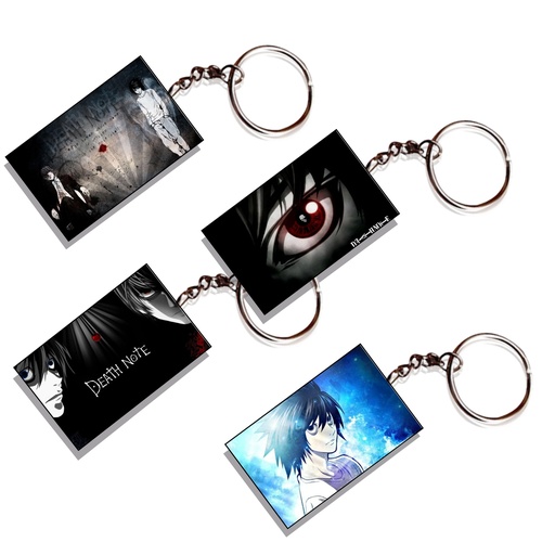 Death Note Printed Keychain (Pack of 4) KC-051