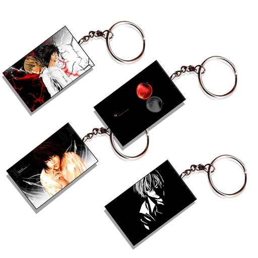 Death Note Printed Keychain (Pack of 4) KC-052