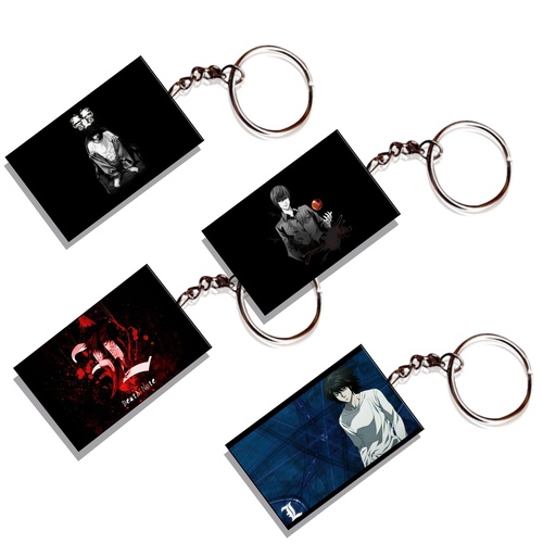 Death Note Printed Keychain (Pack of 4) KC-054