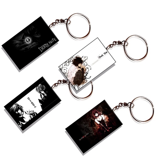 Death Note Printed Keychain (Pack of 4) KC-055