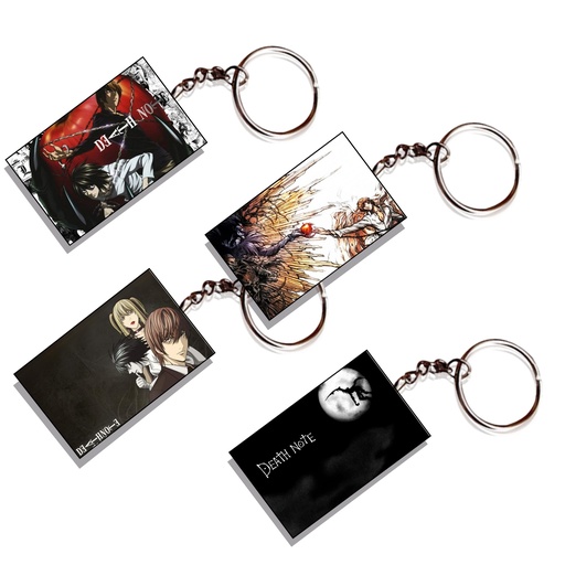 Death Note Printed Keychain (Pack of 4) KC-056