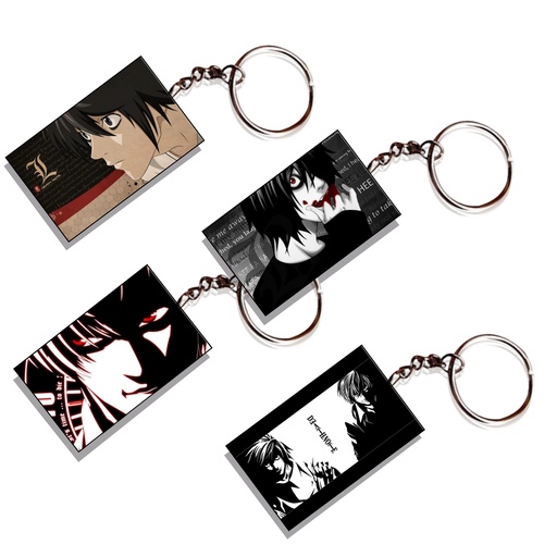 Death Note Printed Keychain (Pack of 4) KC-057