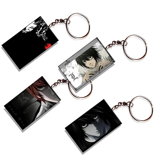 Death Note Printed Keychain (Pack of 4) KC-058