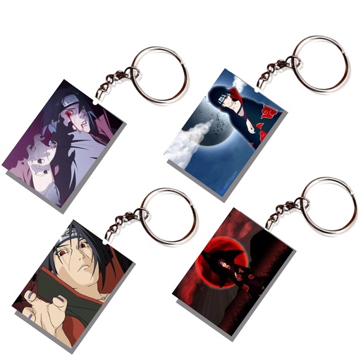 Itachi Uchiha Printed Keychain (Pack of 4) KC-077