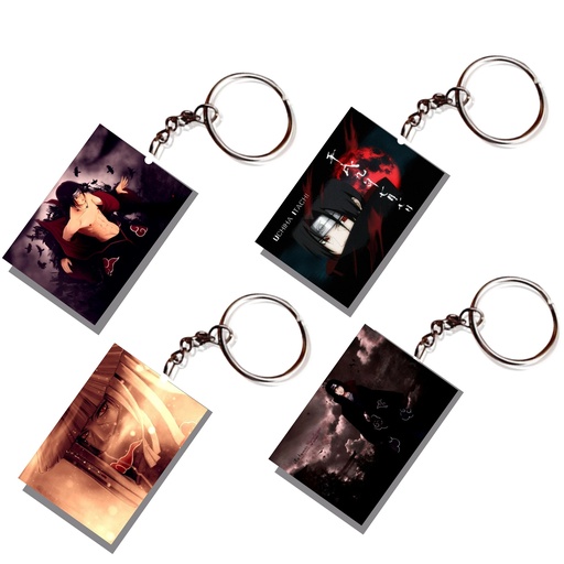 Itachi Uchiha Printed Keychain (Pack of 4) KC-079