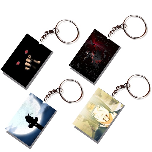 Itachi Uchiha Printed Keychain (Pack of 4) KC-081