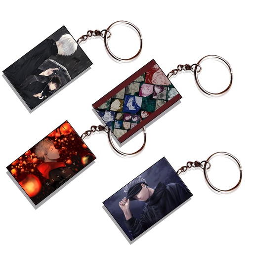 Jujutsu Kaisen Printed Keychain (Pack of 4) KC-085