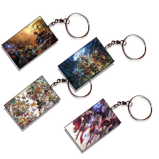 League of legends Printed Keychain (Pack of 4) KC-091