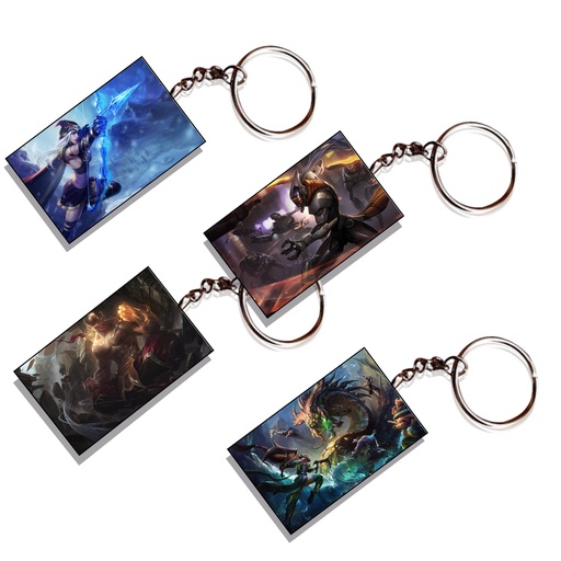 League of legends Printed Keychain (Pack of 4) KC-092