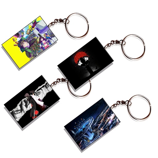 Sasuke & Itachi Anime Printed Keychain (Pack of 4) KC-098